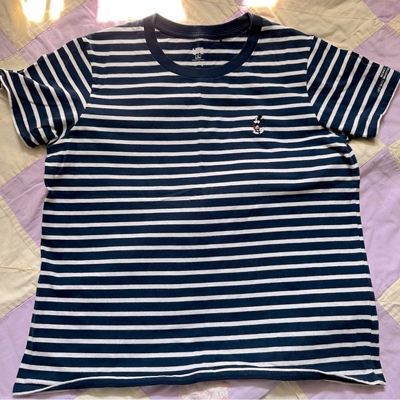 UNIQLO Striped Mickey T-Shit - Picture 2 of 6